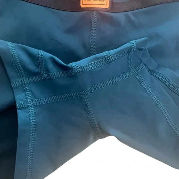 NWOT Nike Pro Dri Fit 3” Athletic Running shorts navy blue orange small - Picture 6 of 15